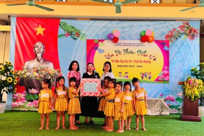 Trường Mầm non Hoàng Tây tổ chức Vui tết thiếu nhi và chia tay học sinh 5 tuổi ra trường